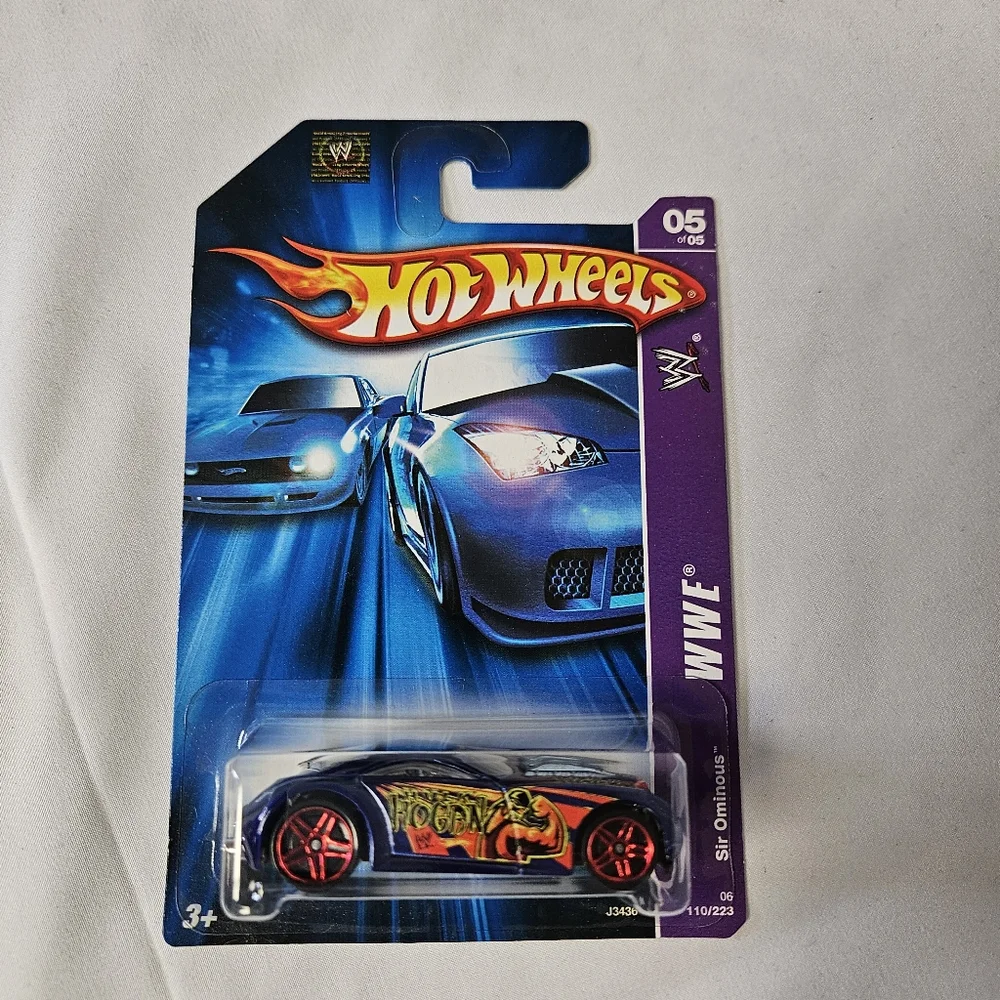 Hot Wheels Sir Ominous #110 HW ‘06 WWE 5/5 Dark‎ Blue